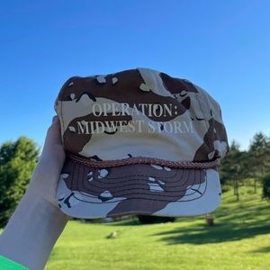 Midwest storm camo hat